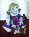 Portrait of Maya with her Doll 1938 Cubists